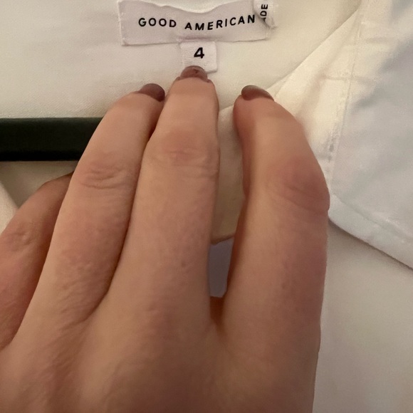 Good American The Good Shirt size 4, white - Picture 3 of 6